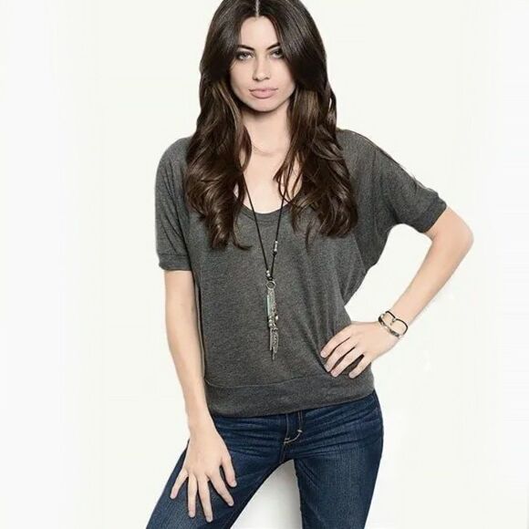 🖤 2/$20 Basic House Charcoal Top - Picture 3 of 3